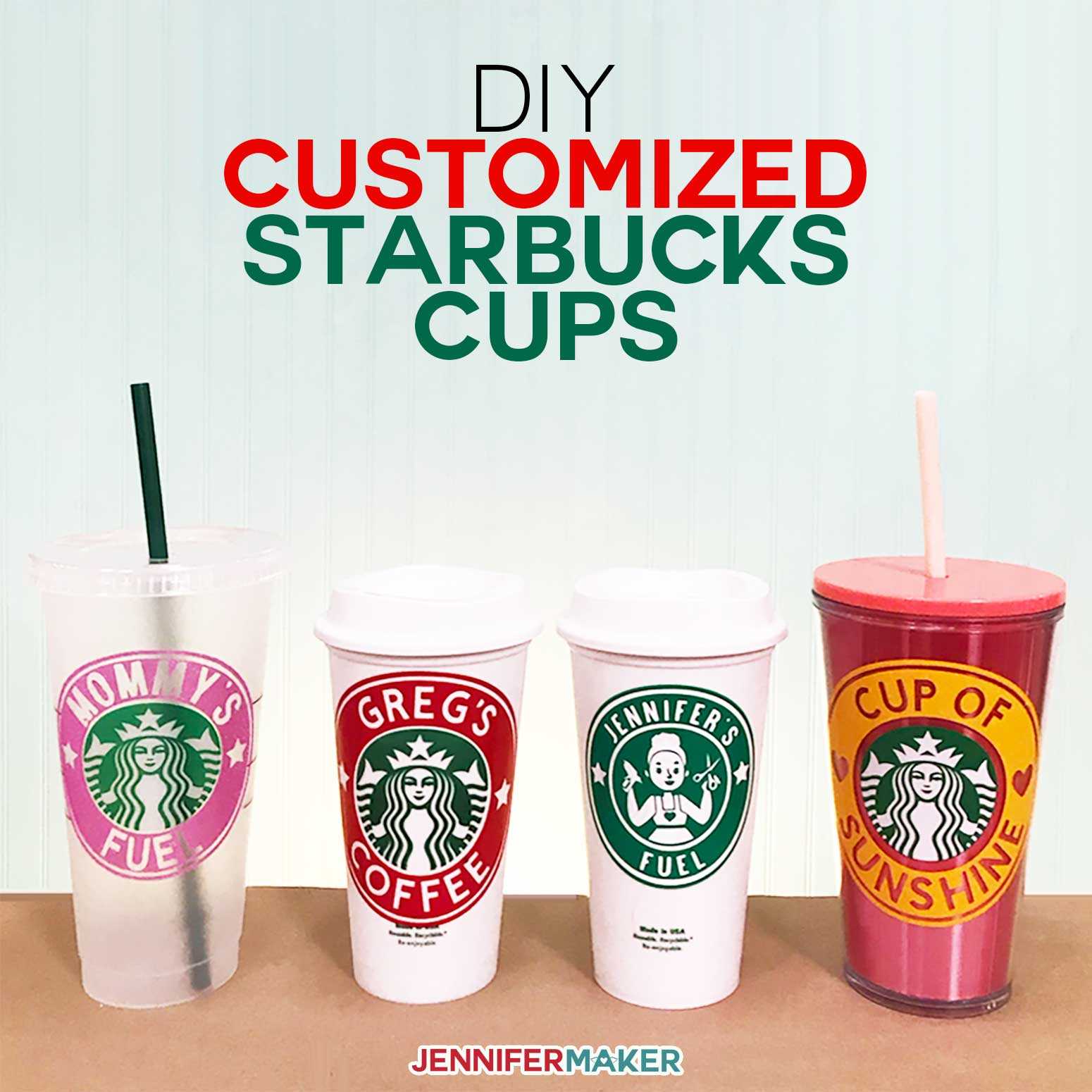 Diy Customized Starbucks Cups – Personalize With A Name In Starbucks Create Your Own Tumbler Blank Template