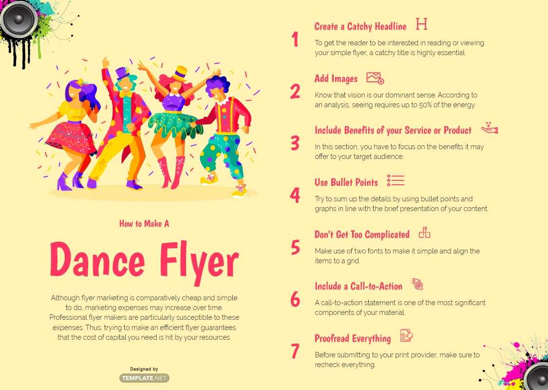 Download 22+ Dance Flyer Templates – Word (Doc) | Psd With Dance Flyer Template Word