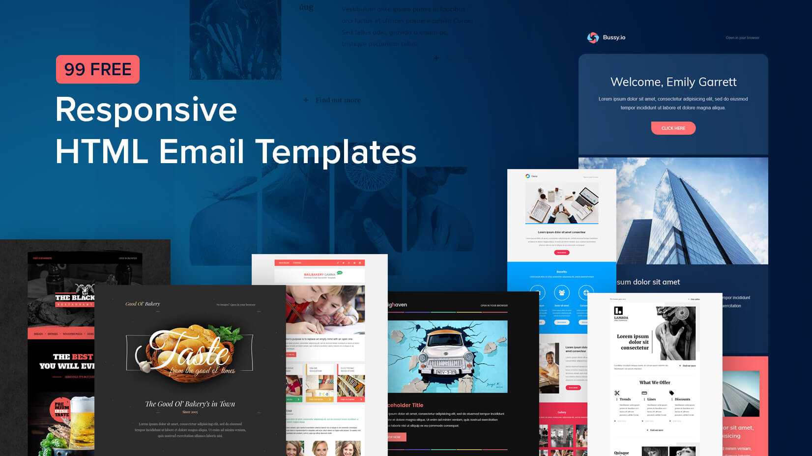 Download Email Template – Calep.midnightpig.co Within Blank Html Templates Free Download