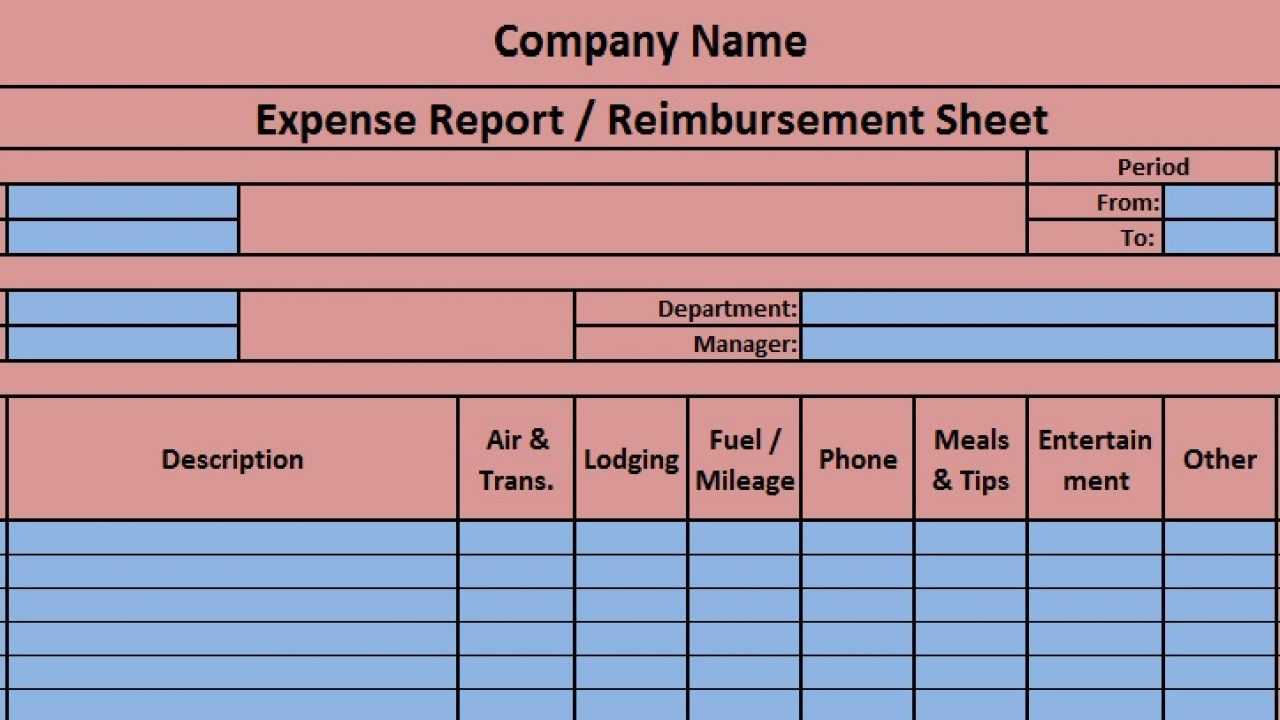 Download Expense Report Excel Template – Exceldatapro With Expense Report Spreadsheet Template