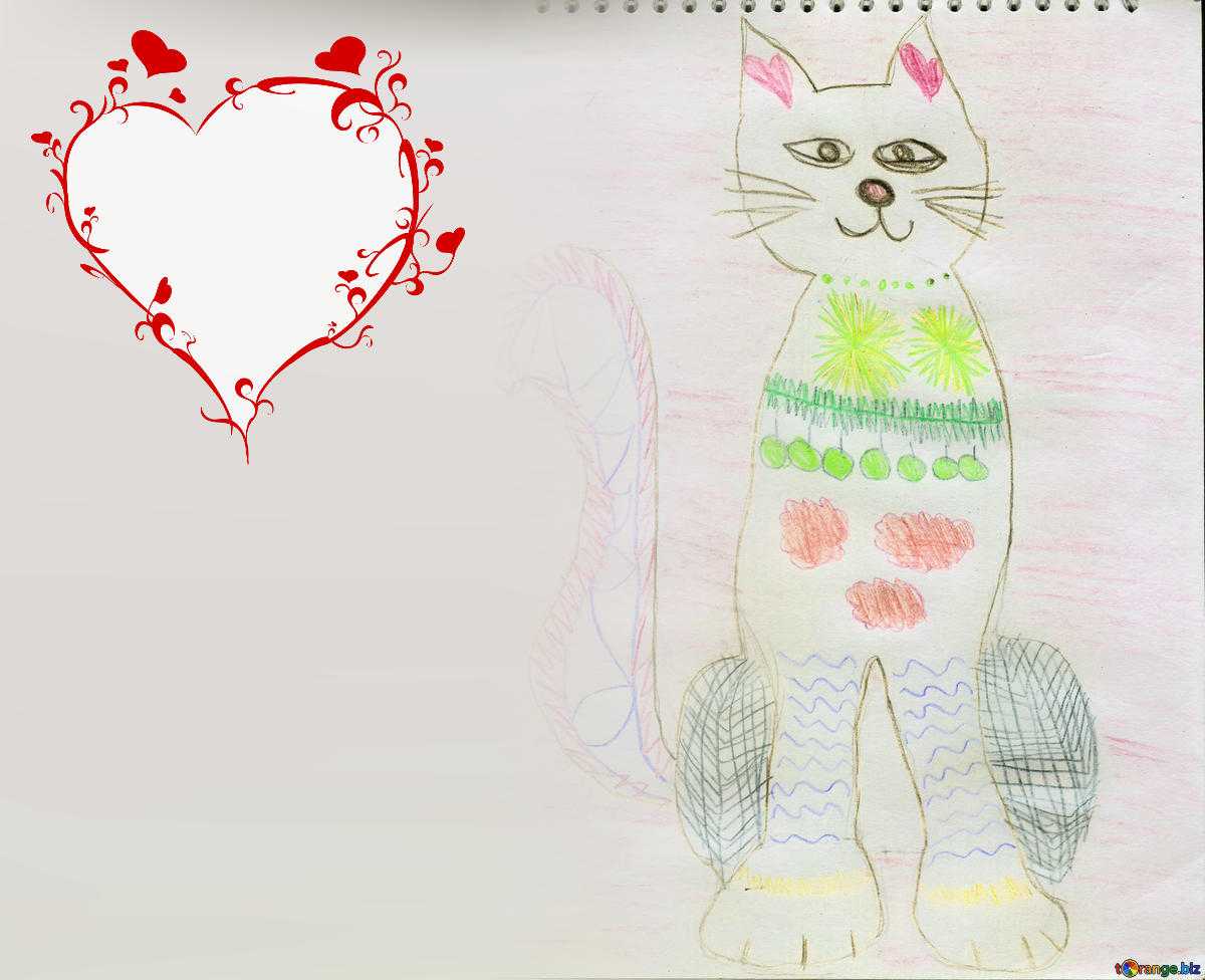 Download Free Picture Weather Forecast Cat Child Painted Regarding Kids Weather Report Template