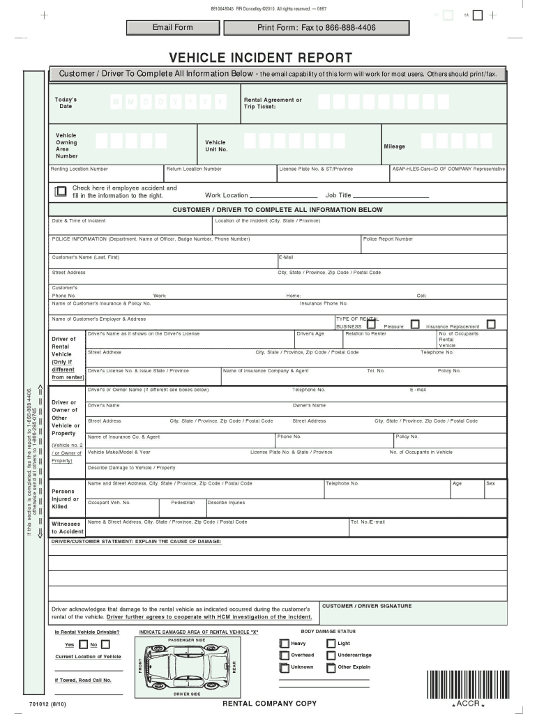 Drivers Accident Reprot – Fill Online, Printable, Fillable Within Motor Vehicle Accident Report Form Template