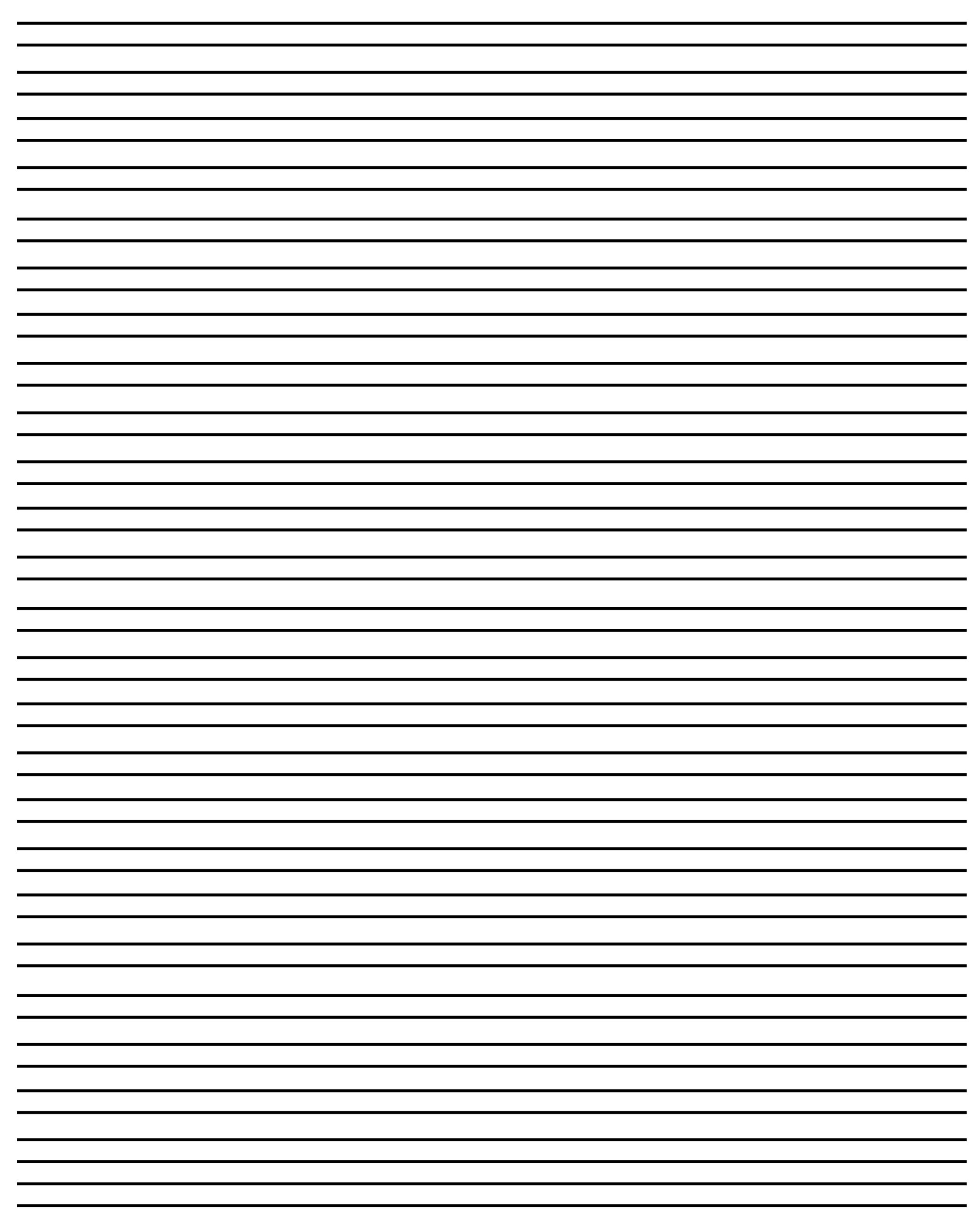 ❤️20+ Free Printable Blank Lined Paper Template In Pdf❤️ Inside Ruled Paper Template Word