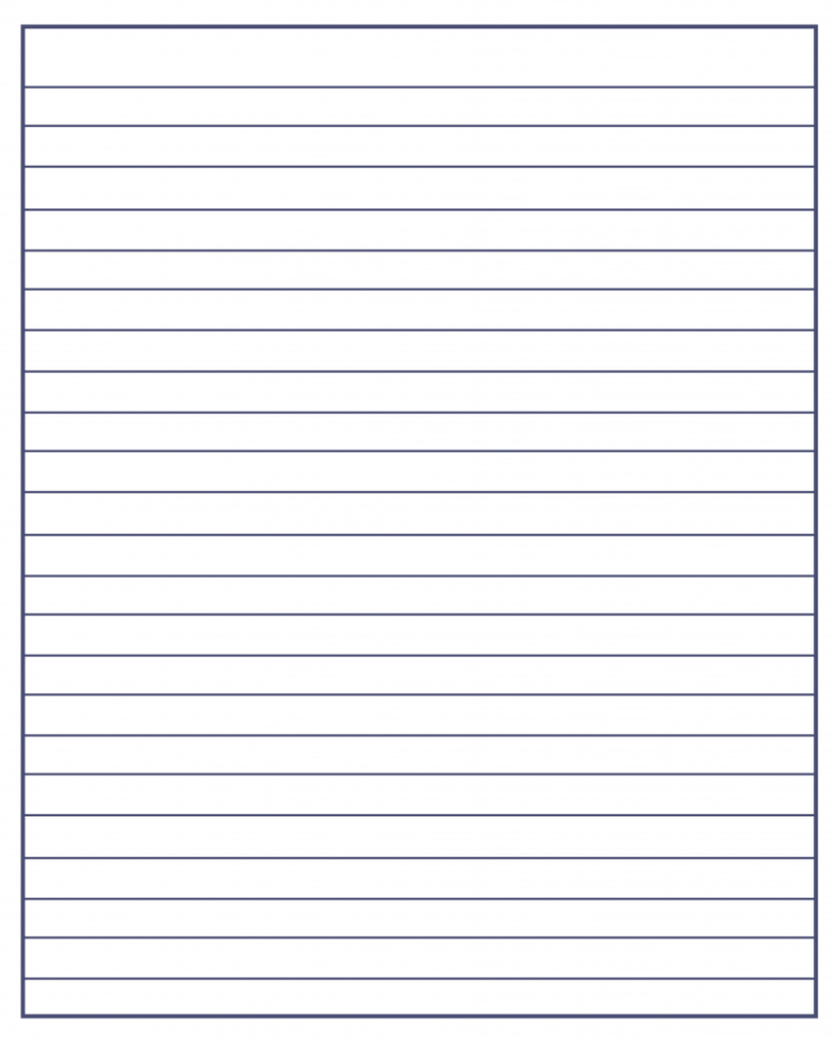 ️20+ Free Printable Blank Lined Paper Template In Pdf ️ Throughout ...