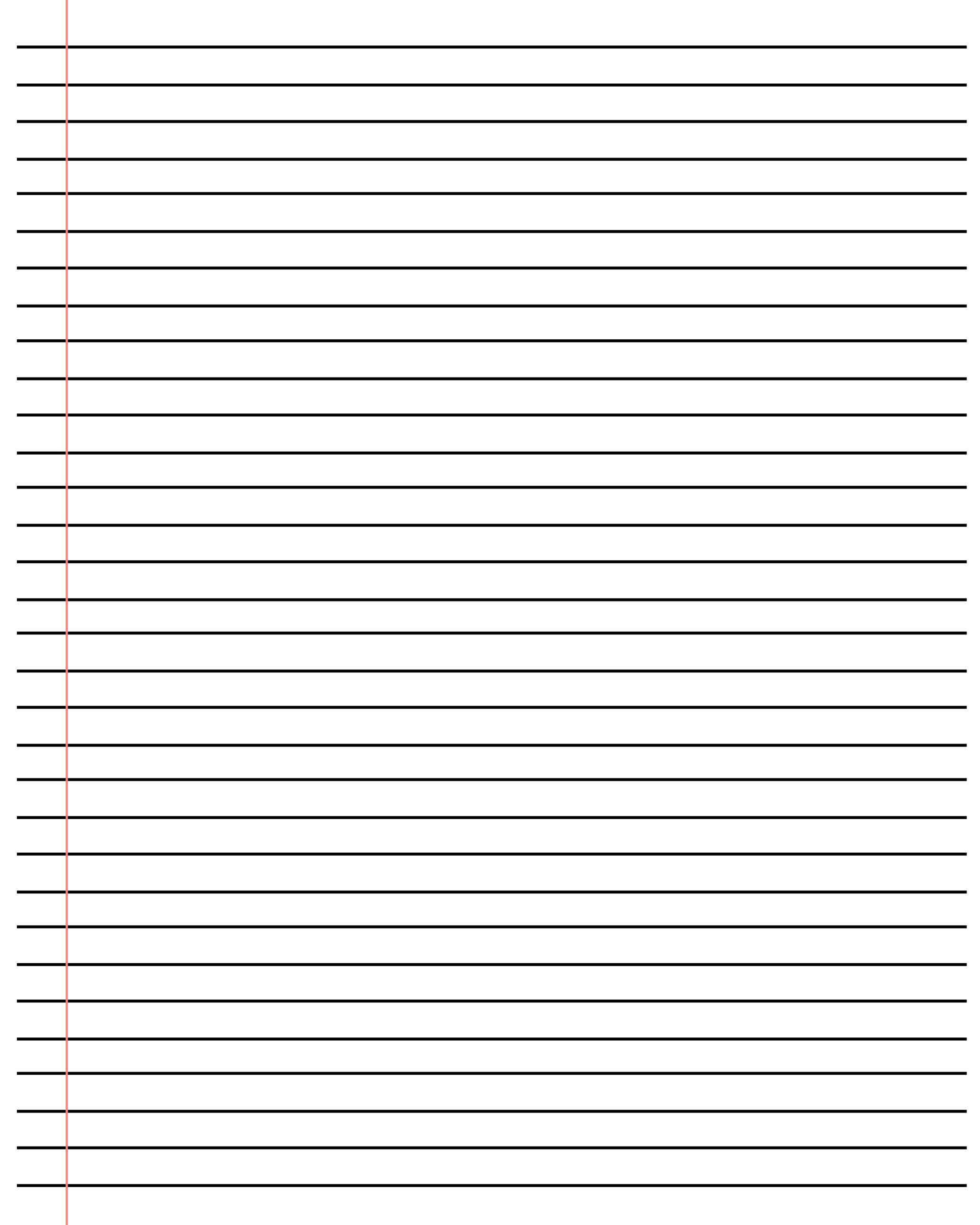 ❤️20+ Free Printable Blank Lined Paper Template In Pdf❤️ With Notebook Paper Template For Word