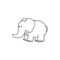 Elephant Shapes - Tim's Printables inside Blank Elephant Template