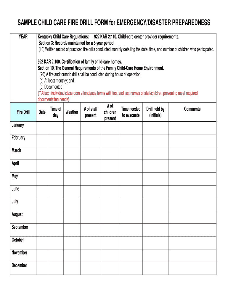 Emergency Drill Documentation Sheet – Fill Online, Printable Within Emergency Drill Report Template