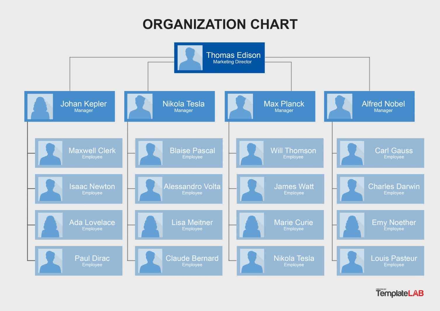 Employee Organizational Chart Template – Cuna For Word Org Chart Template