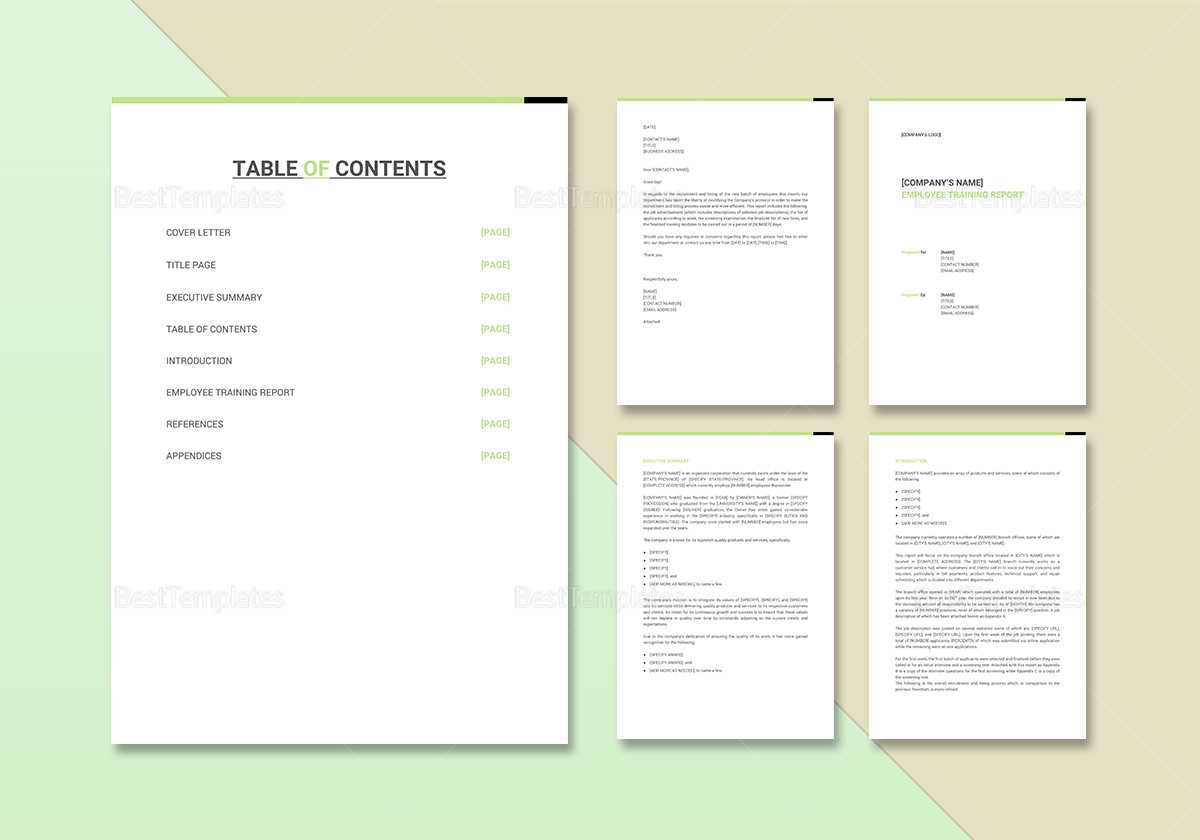 Employee Training Report Template – Calep.midnightpig.co Pertaining To After Training Report Template