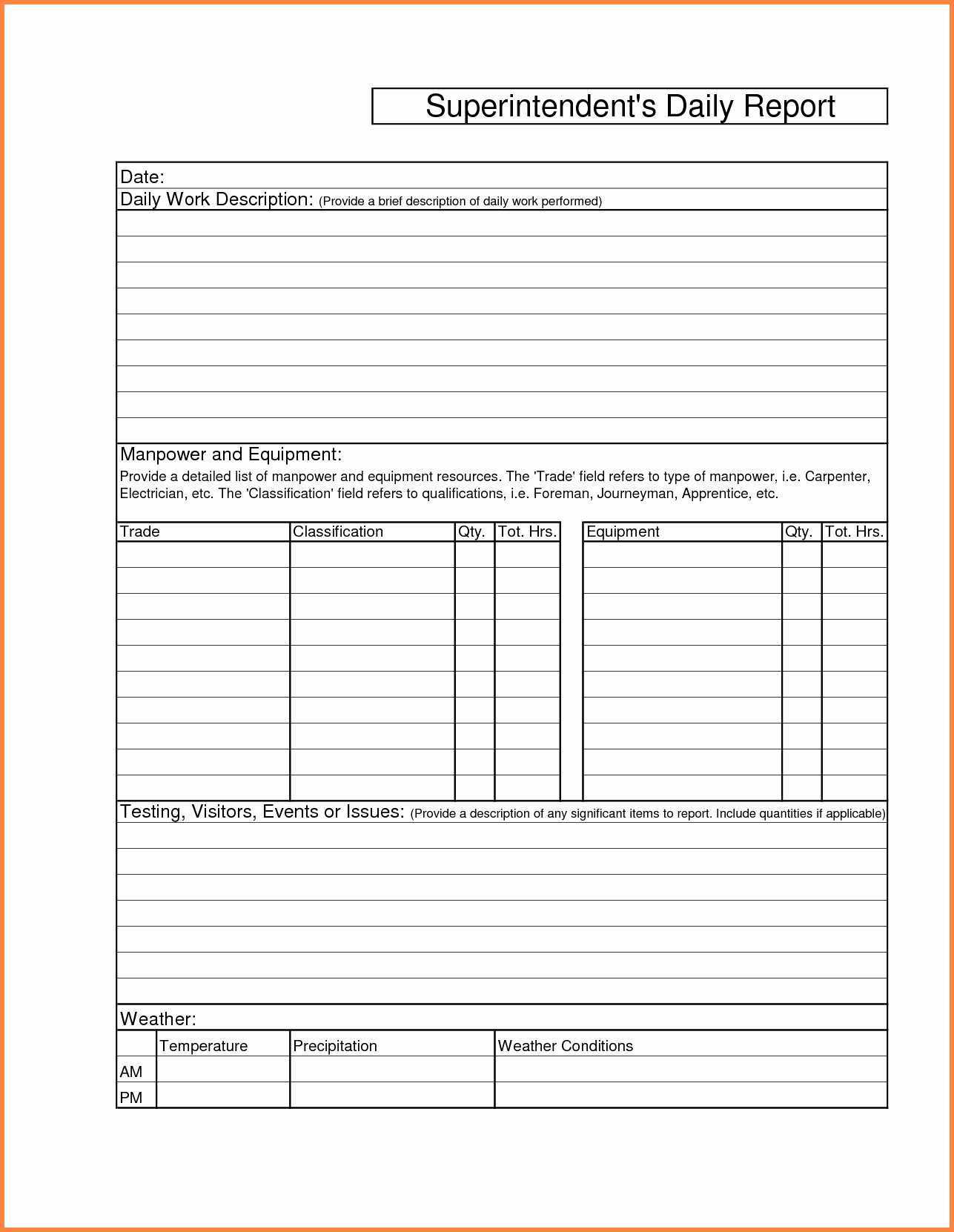 Escrow Analysis Spreadsheet And Sales Port Sample Free Daily Regarding Employee Daily Report Template