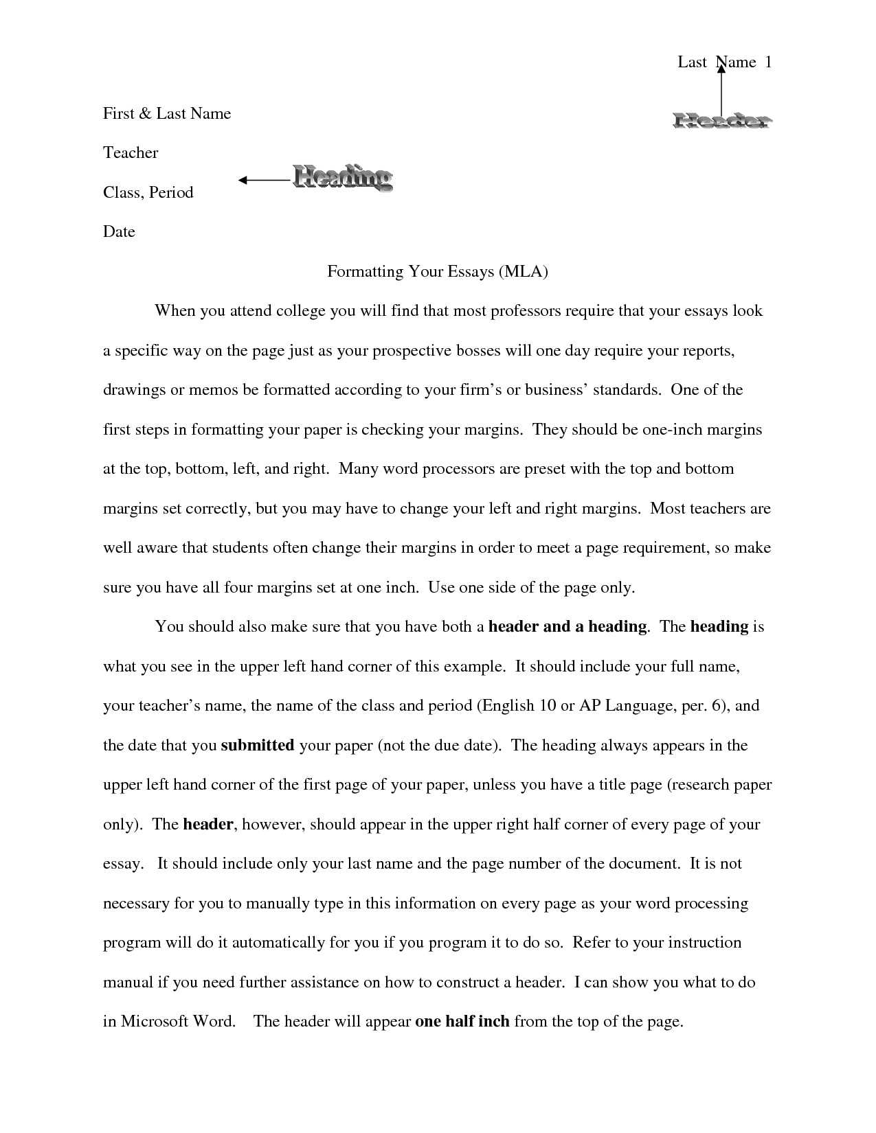 Essay Format Template Microsoft Word – Dalep.midnightpig.co Within Mla Format Word Template