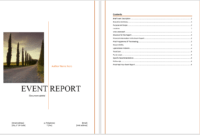 Event Report Template - Microsoft Word Templates throughout Simple Report Template Word
