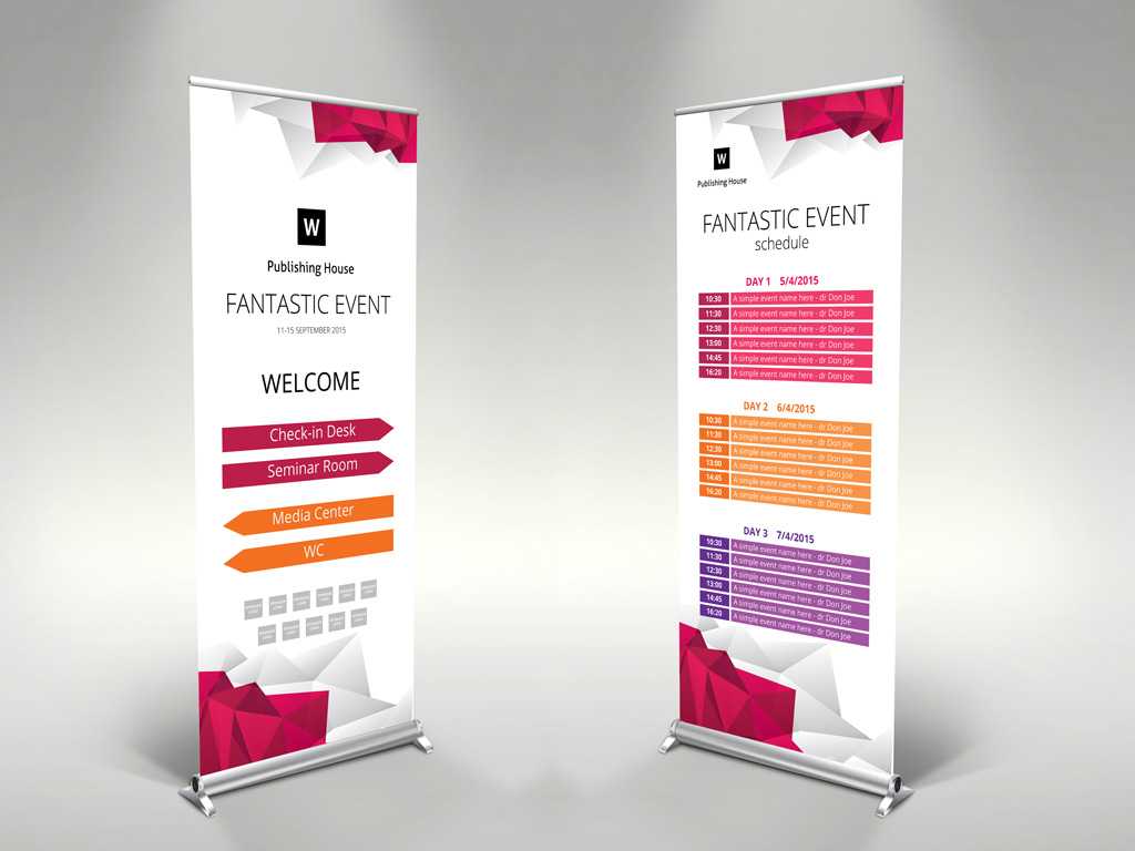 Event Roll Up Banner Template – Themzy Templates Throughout Event Banner Template