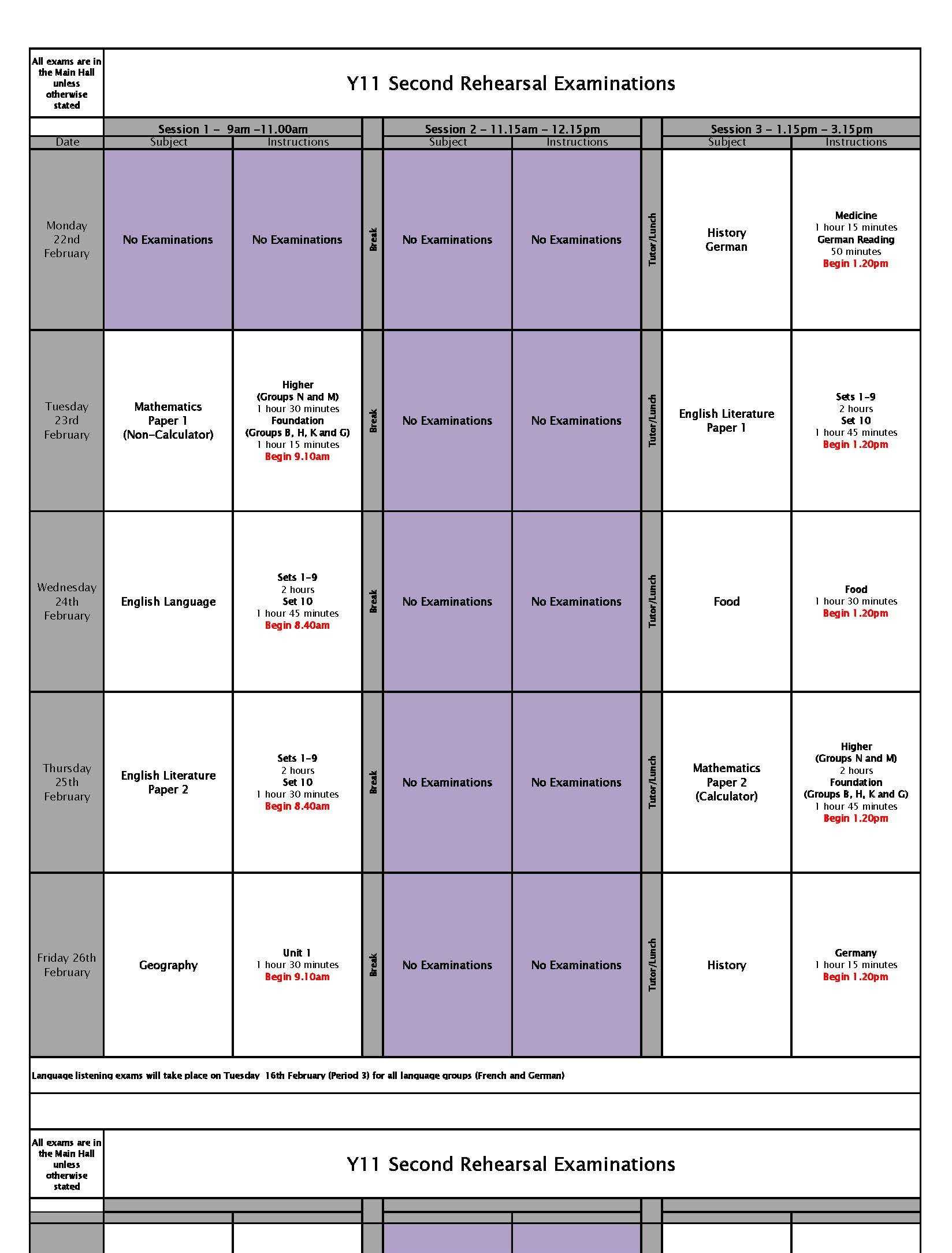 Exam Revision Timetable Template With Regard To Blank Revision Timetable Template