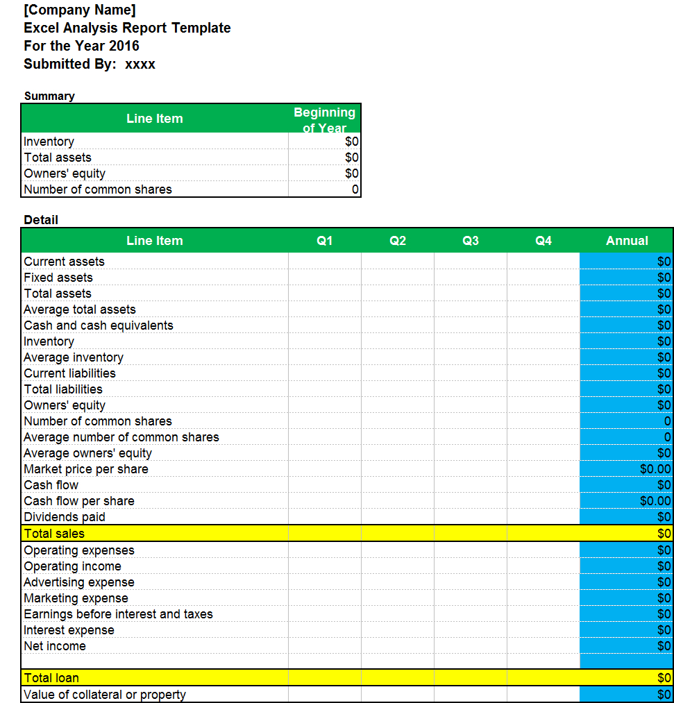 Excel Analysis Report Template – Excel Word Templates With Regard To Sales Management Report Template