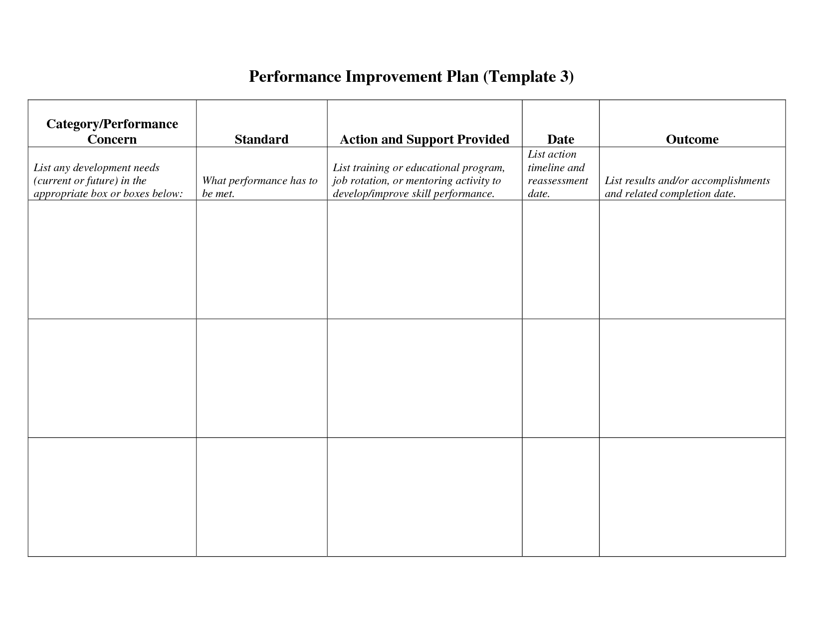 Excellent Employee Work Plan Template Ms Word : V M D Within Work Plan Template Word