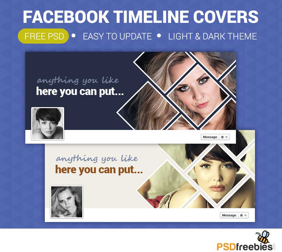 Facebook Timeline Covers Free Psd | Psdfreebies With Photoshop Facebook Banner Template