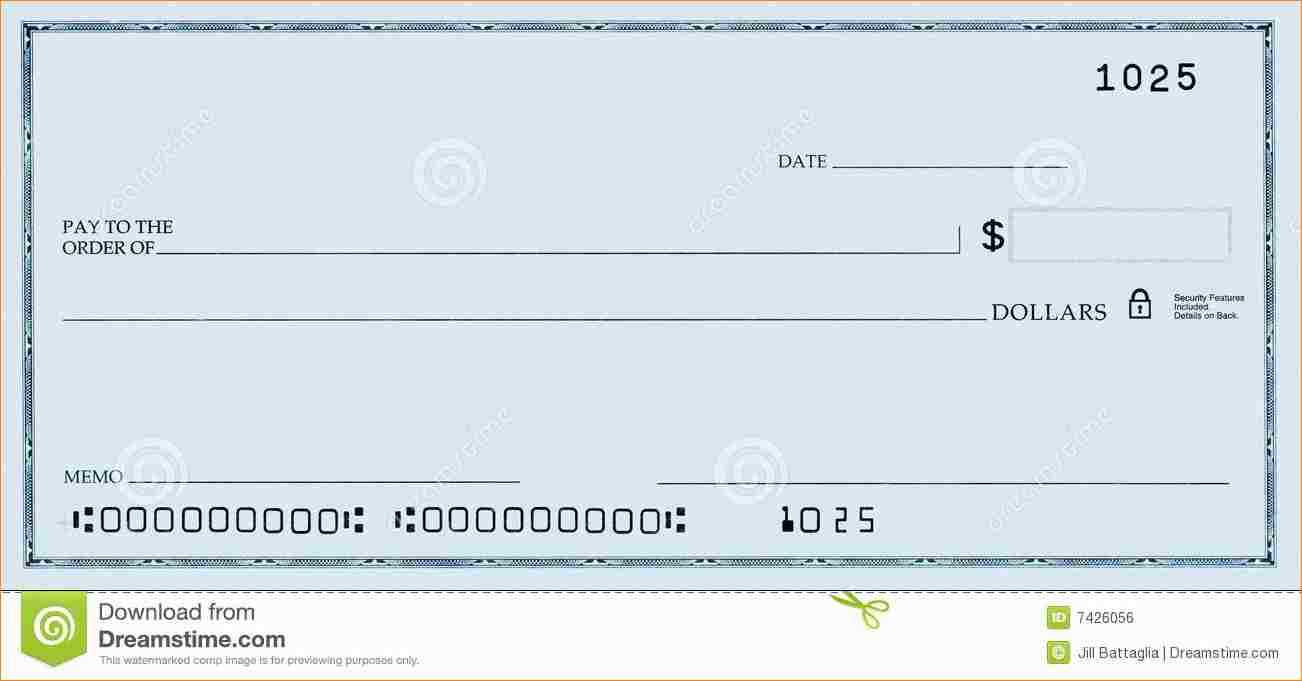 Fake Cheque Template - Calep.midnightpig.co Intended For Large Blank Cheque Template