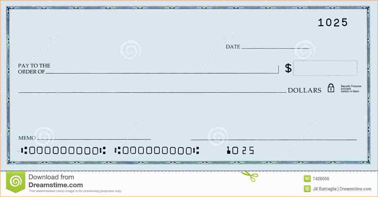 Fake Cheque Template – Calep.midnightpig.co Intended For Large Blank Cheque Template