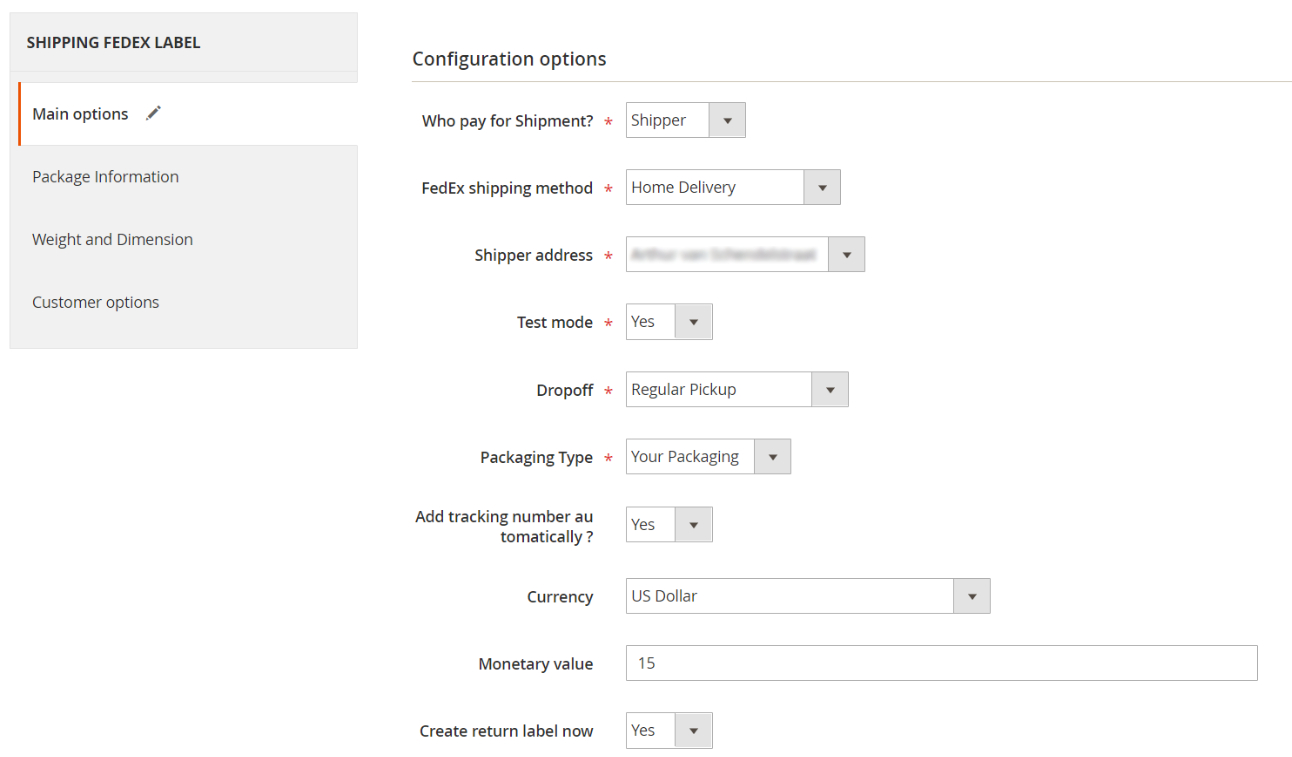 Fedex Shipping Manager Magento 2 Extension | Firebear Regarding Fedex Label Template Word