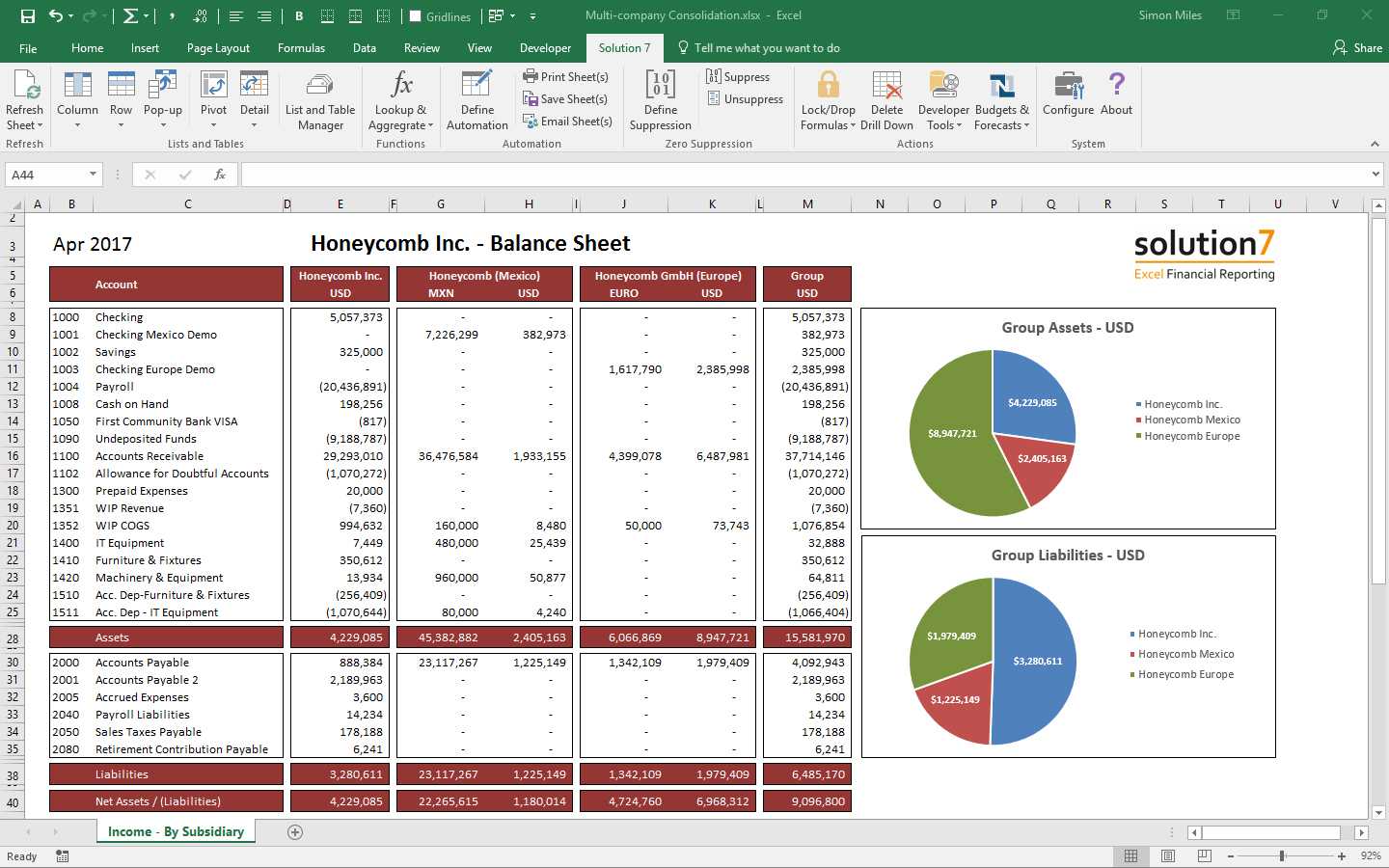 Financial Report Excel – Calep.midnightpig.co For Excel Financial Report Templates
