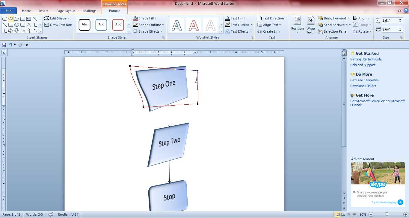 Flow Chart Microsoft Word 2010 – Duna In How To Use Templates In Word 2010