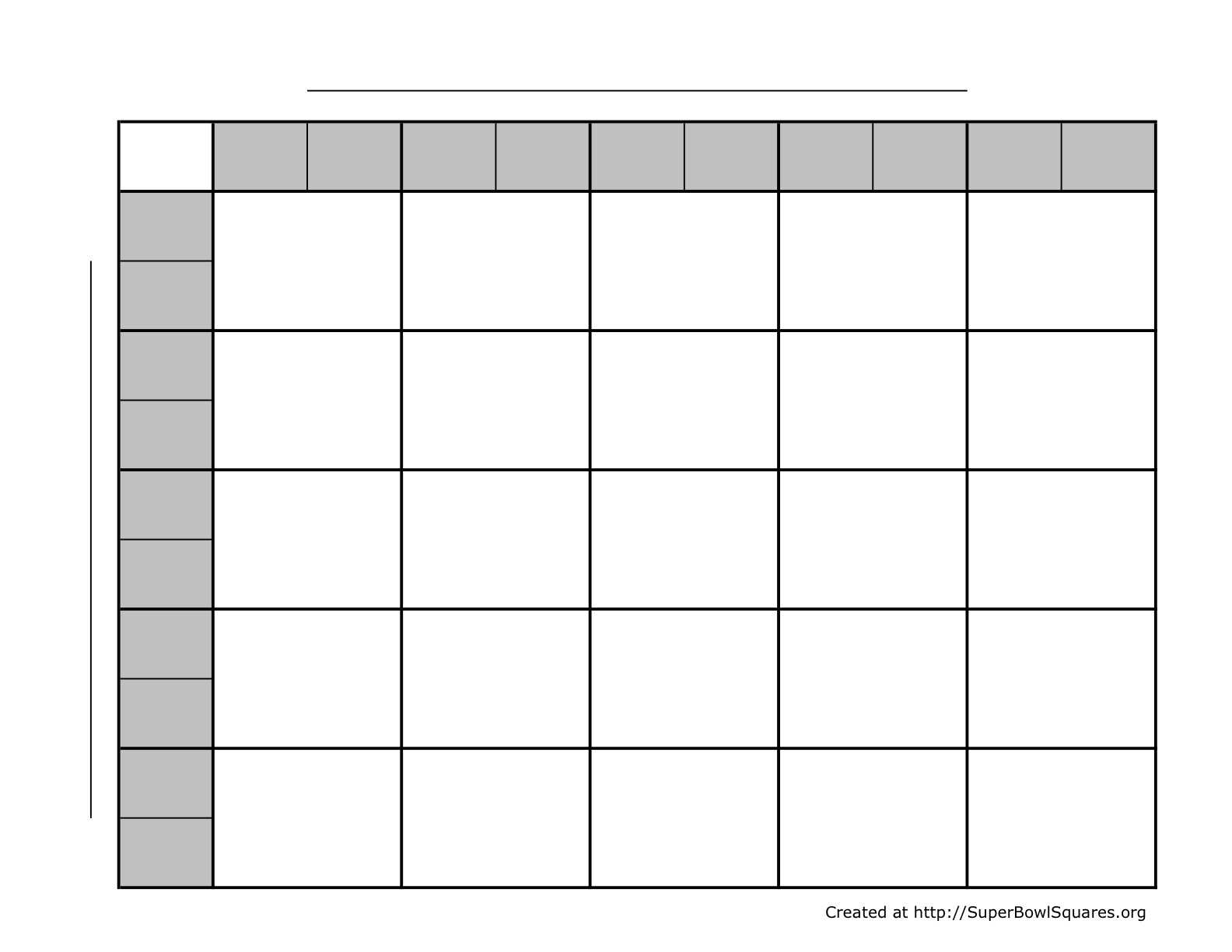 Football Squares Printable – Dalep.midnightpig.co With Regard To Blank Football Field Template