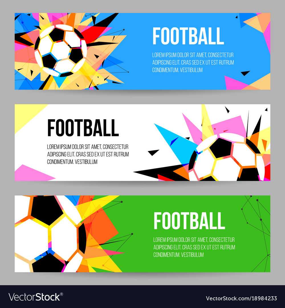 Football Tournament Banner Templates Set Intended For Sports Banner Templates