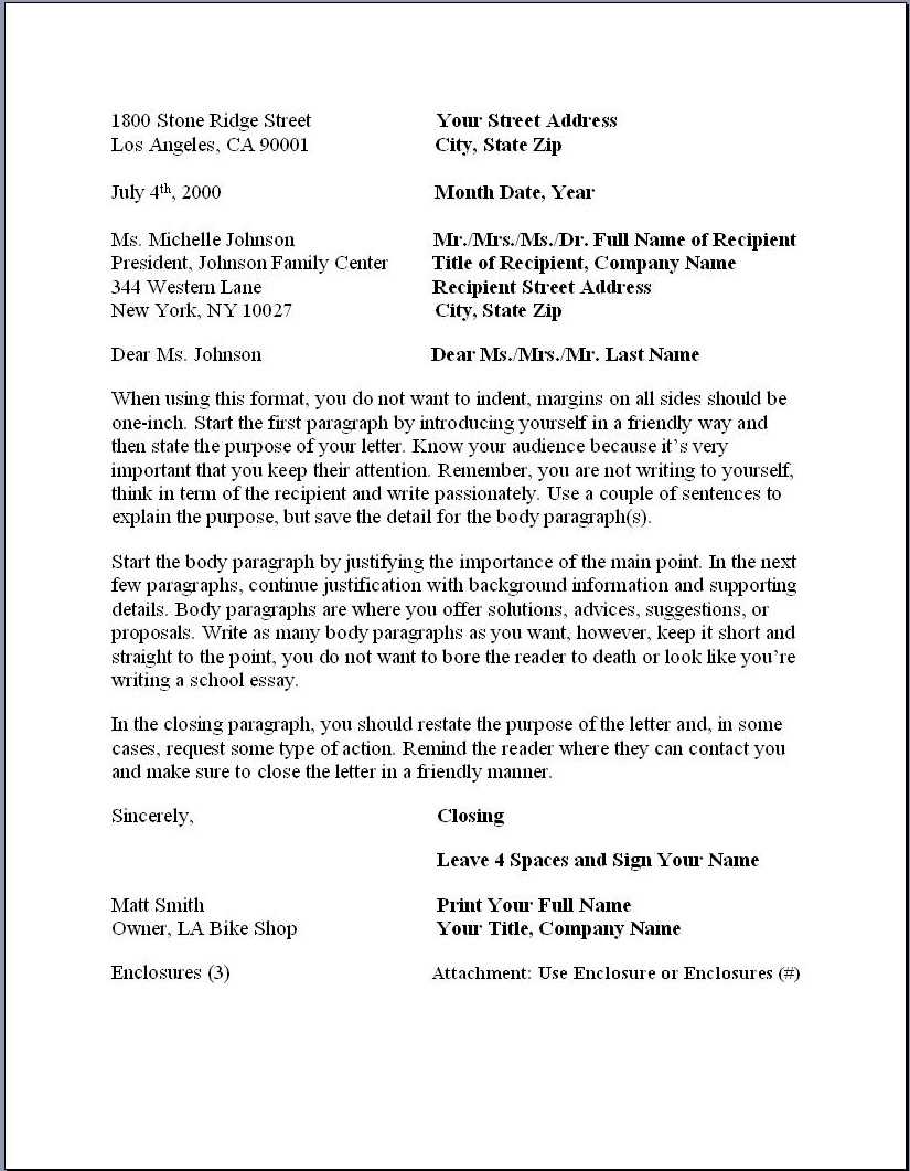 Formal Business Letter Block Format – Calep.midnightpig.co Pertaining To Modified Block Letter Template Word