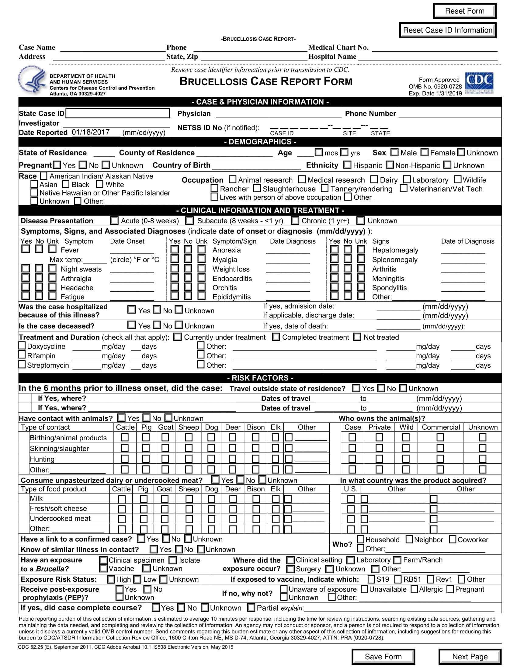 Free 15+ Case Report Forms In Pdf | Ms Word Regarding Case Report Form Template
