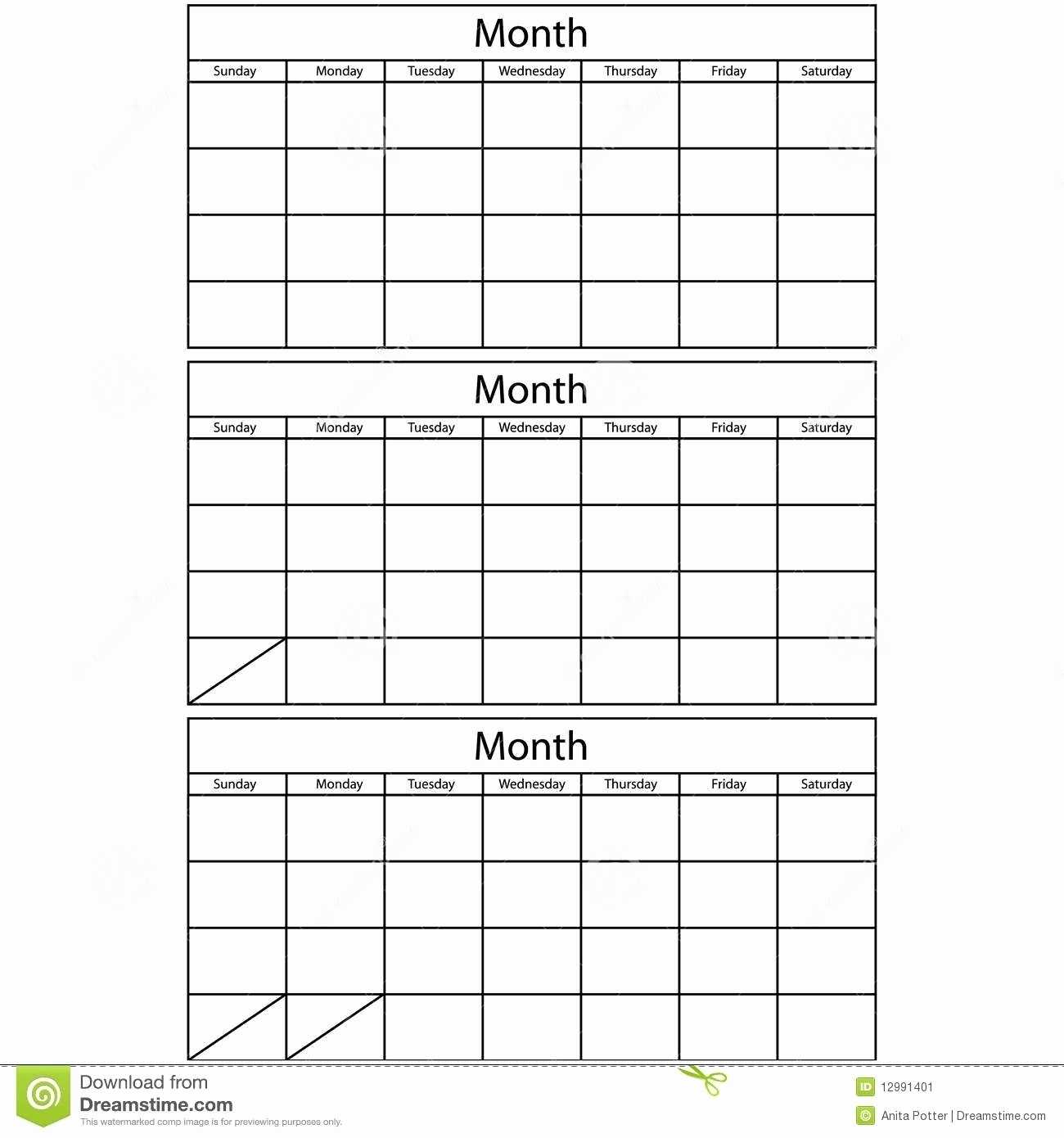 Free 3 Month Calendar Templates – Calendar Inspiration Design For Blank One Month Calendar Template