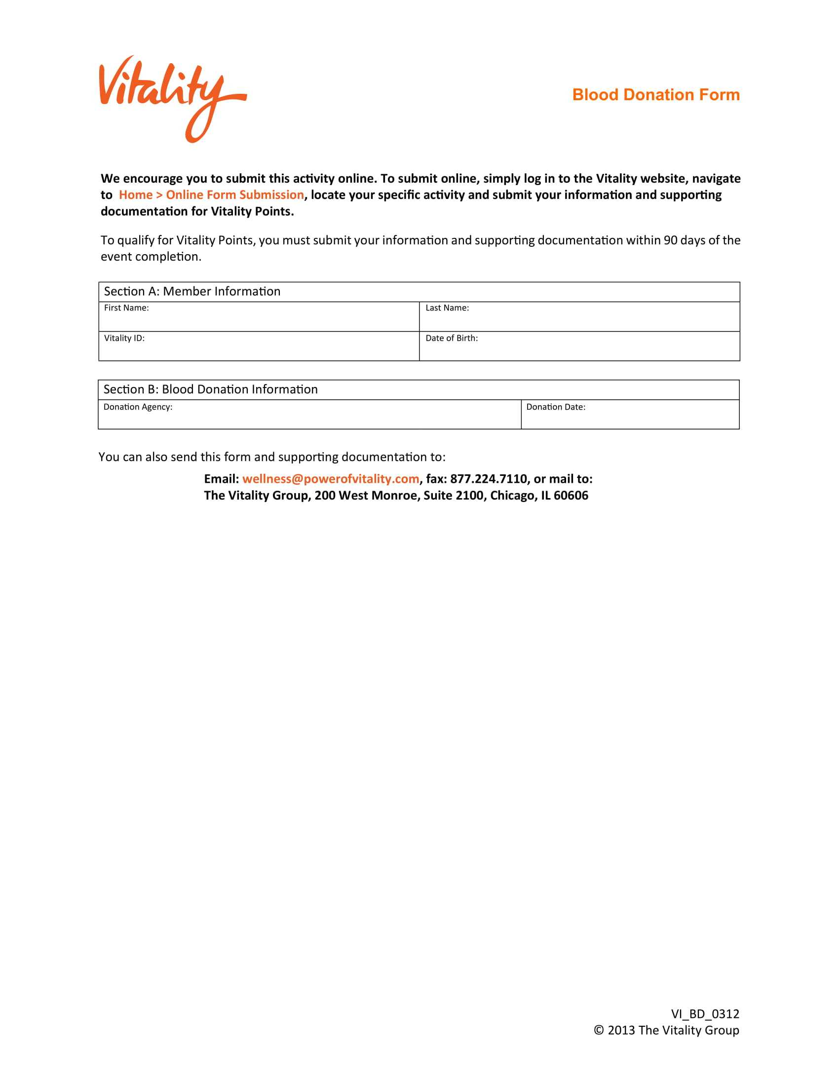 Free 4+ Blood Donation Forms In Pdf | Ms Word For Donation Report Template