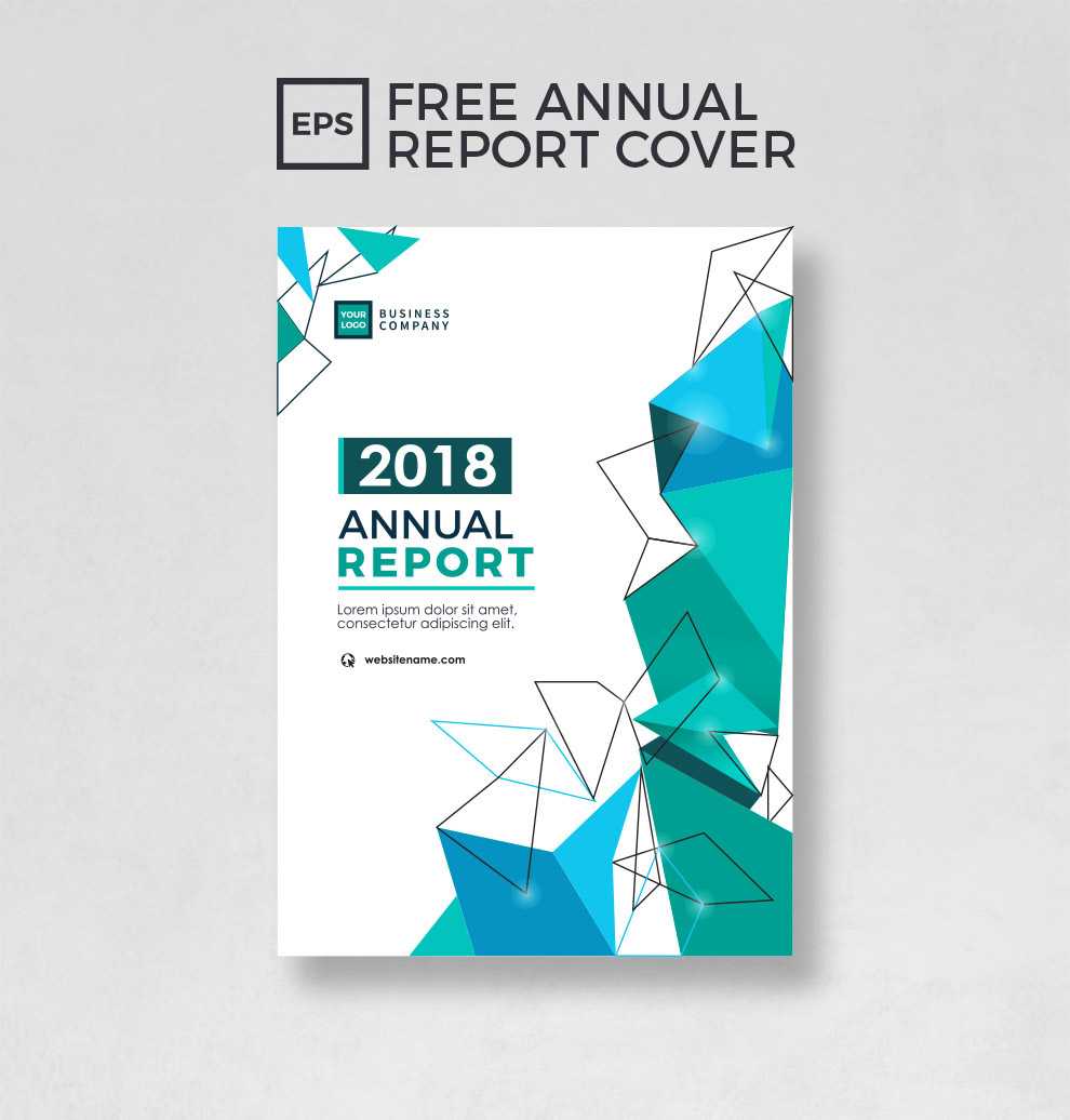 Free Annual Report Cover Template On Behance With Regard To Illustrator Report Templates
