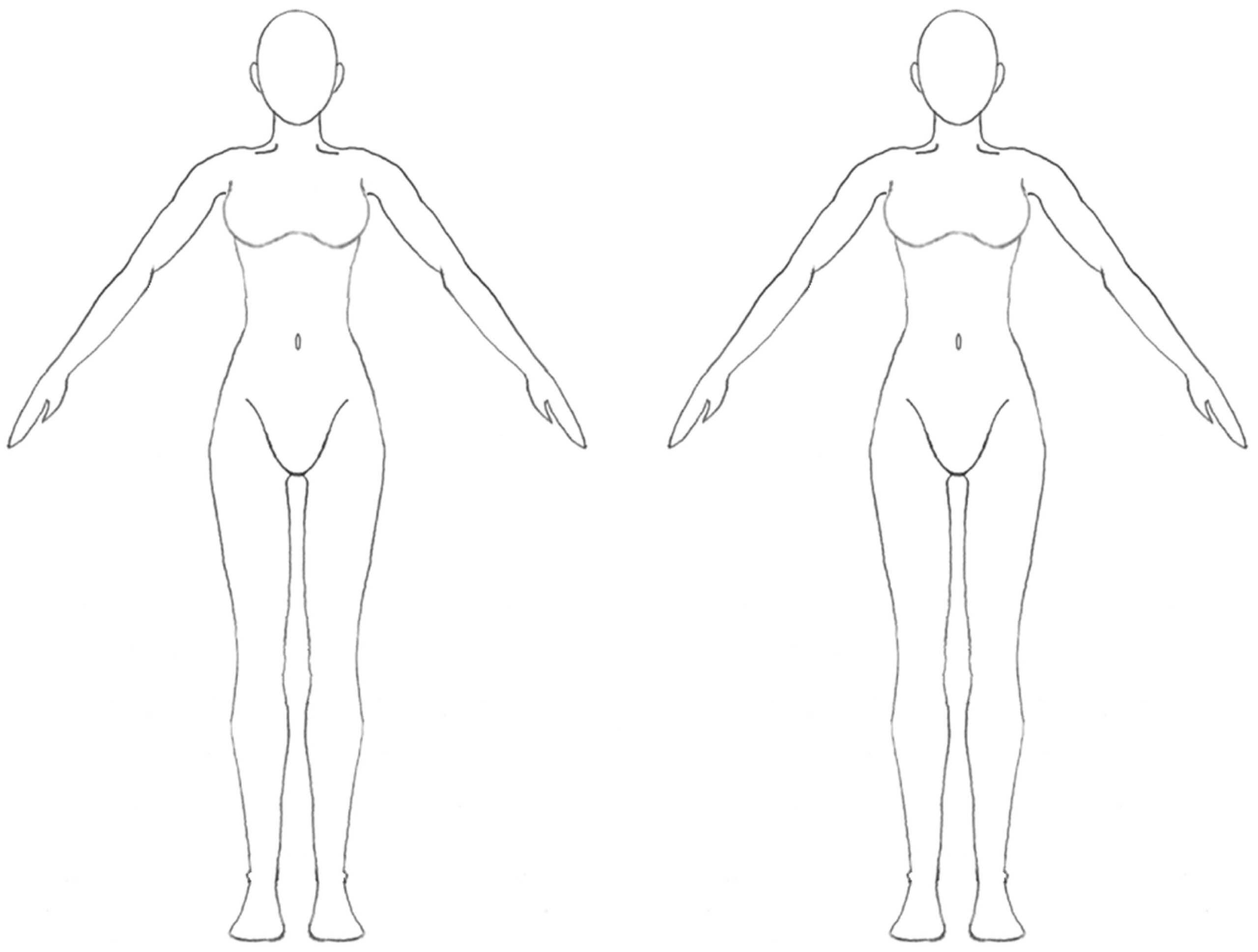 Free Blank Body, Download Free Clip Art, Free Clip Art On For Blank Body Map Template