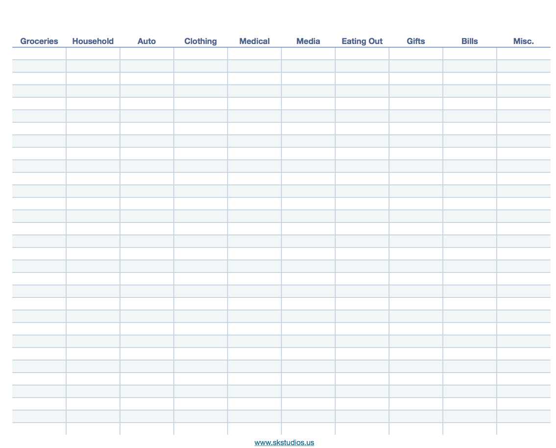 Free Ble Spreadsheet Template Vastuuonminun Christmas Gift In Blank Checklist Template Pdf