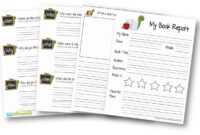 Free Book Report For Kids pertaining to 1St Grade Book Report Template