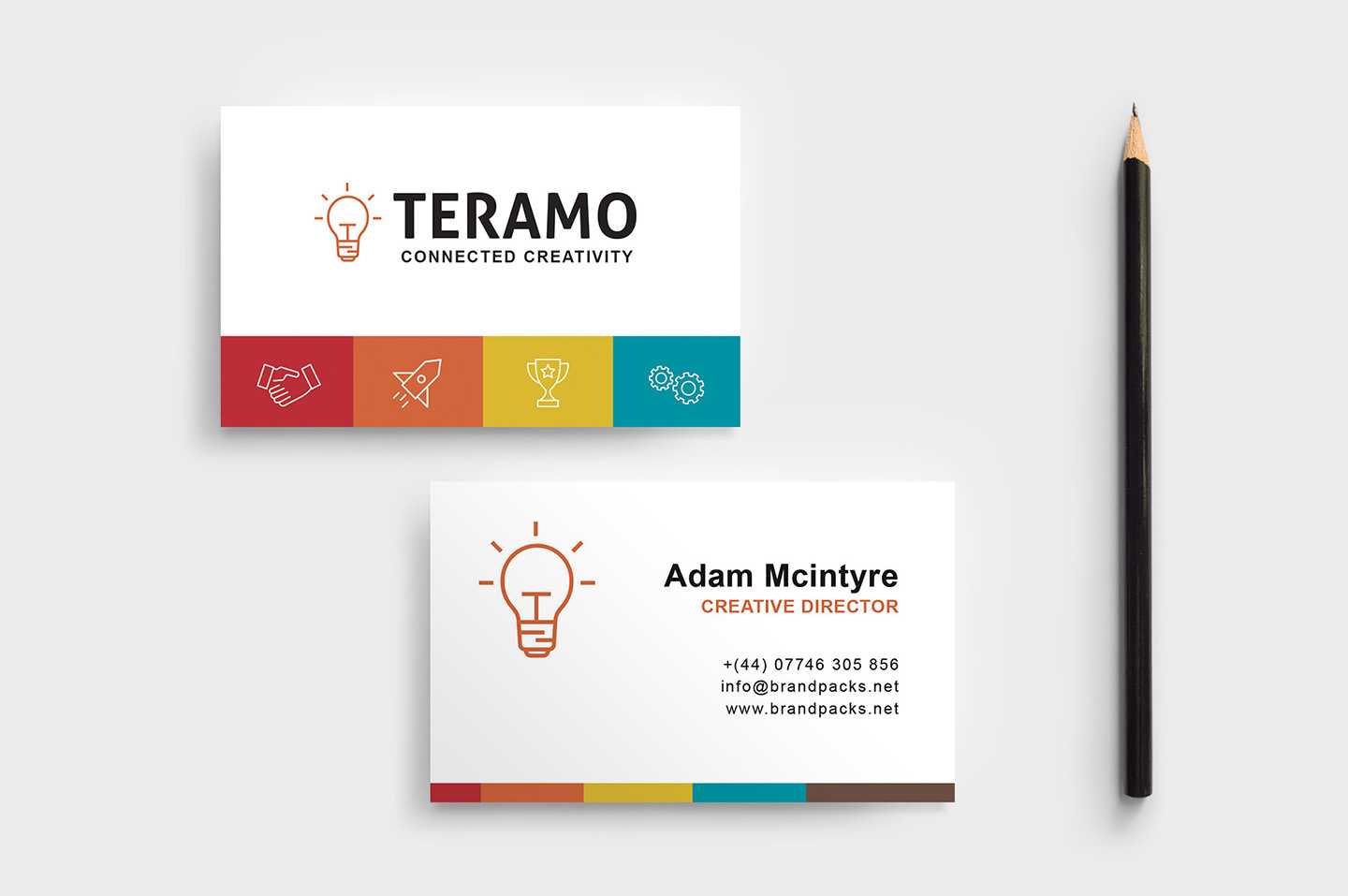 Free Business Card Template In Psd, Ai & Vector - Brandpacks Within Blank Business Card Template Photoshop