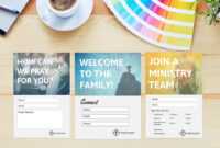 Free Church Connection Cards - Beautiful Psd Templates with Church Visitor Card Template Word