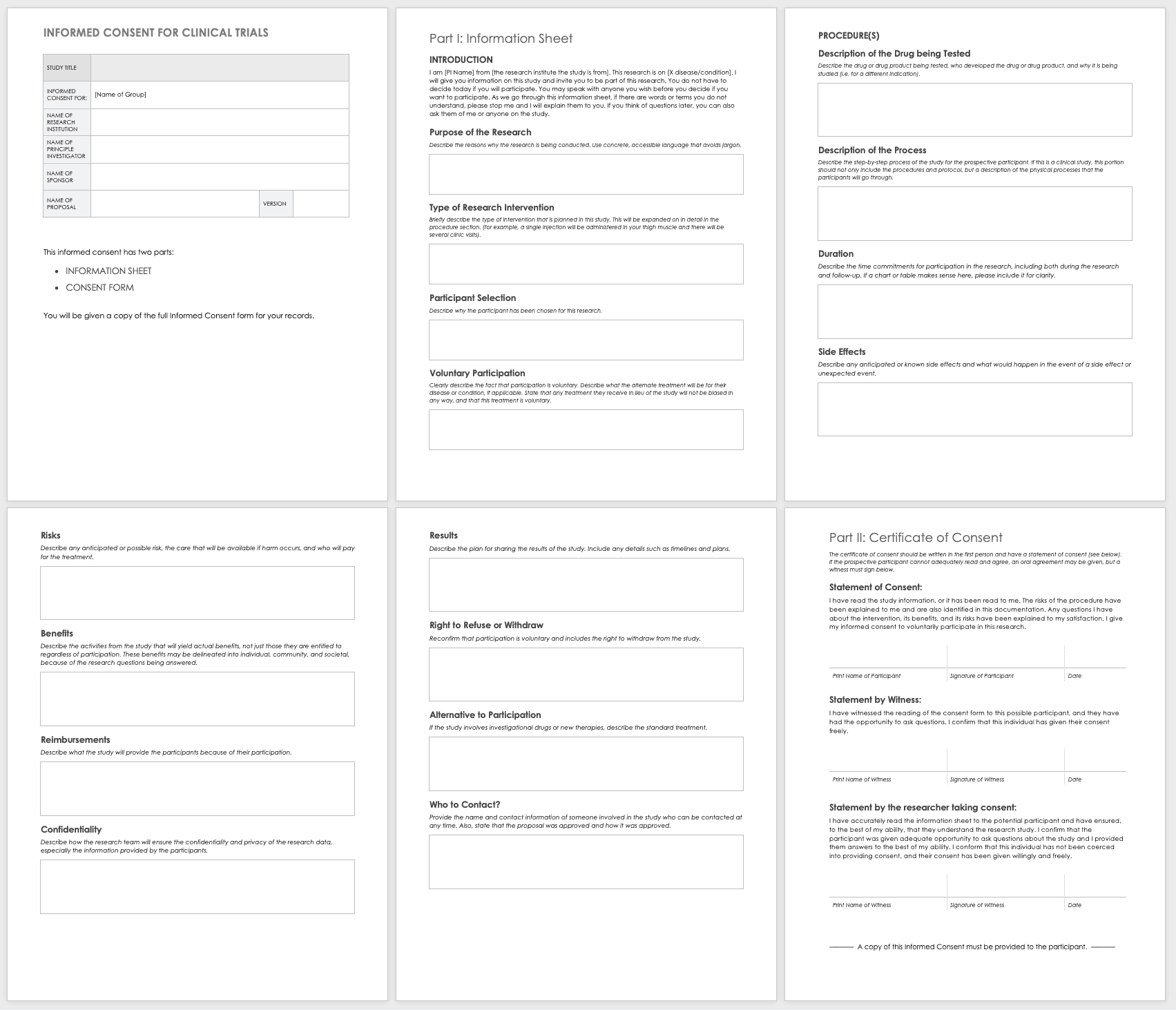 Free Clinical Trial Templates | Smartsheet Throughout Trial Report Template