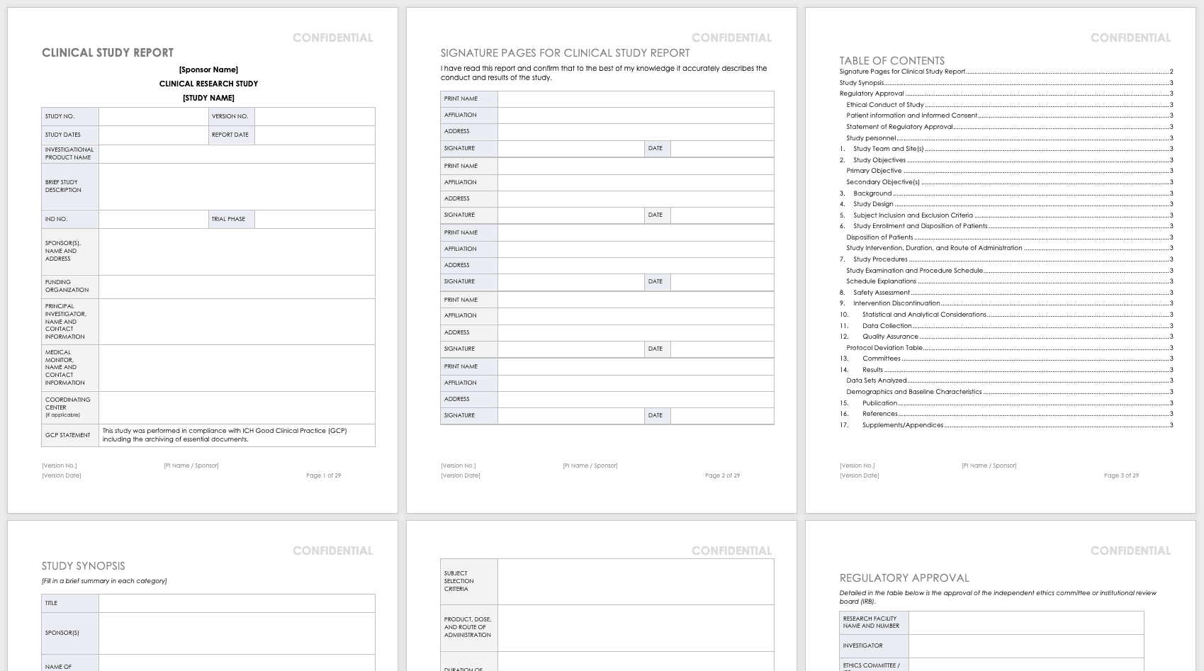 Free Clinical Trial Templates | Smartsheet Within Clinical Trial Report Template