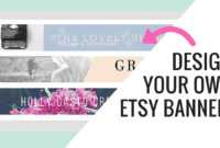 Free Etsy Banner Maker And Easy Tutorial Using Canva within Etsy Banner Template