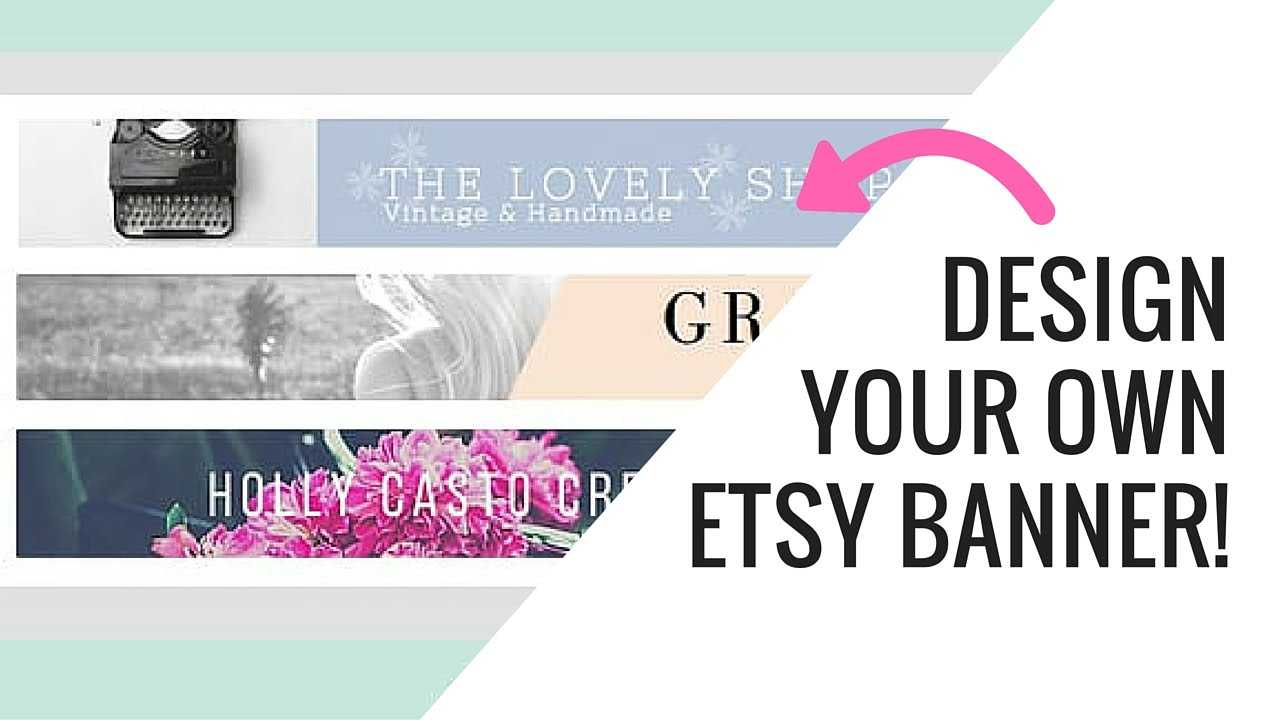 Free Etsy Banner Maker And Easy Tutorial Using Canva Within Etsy Banner Template