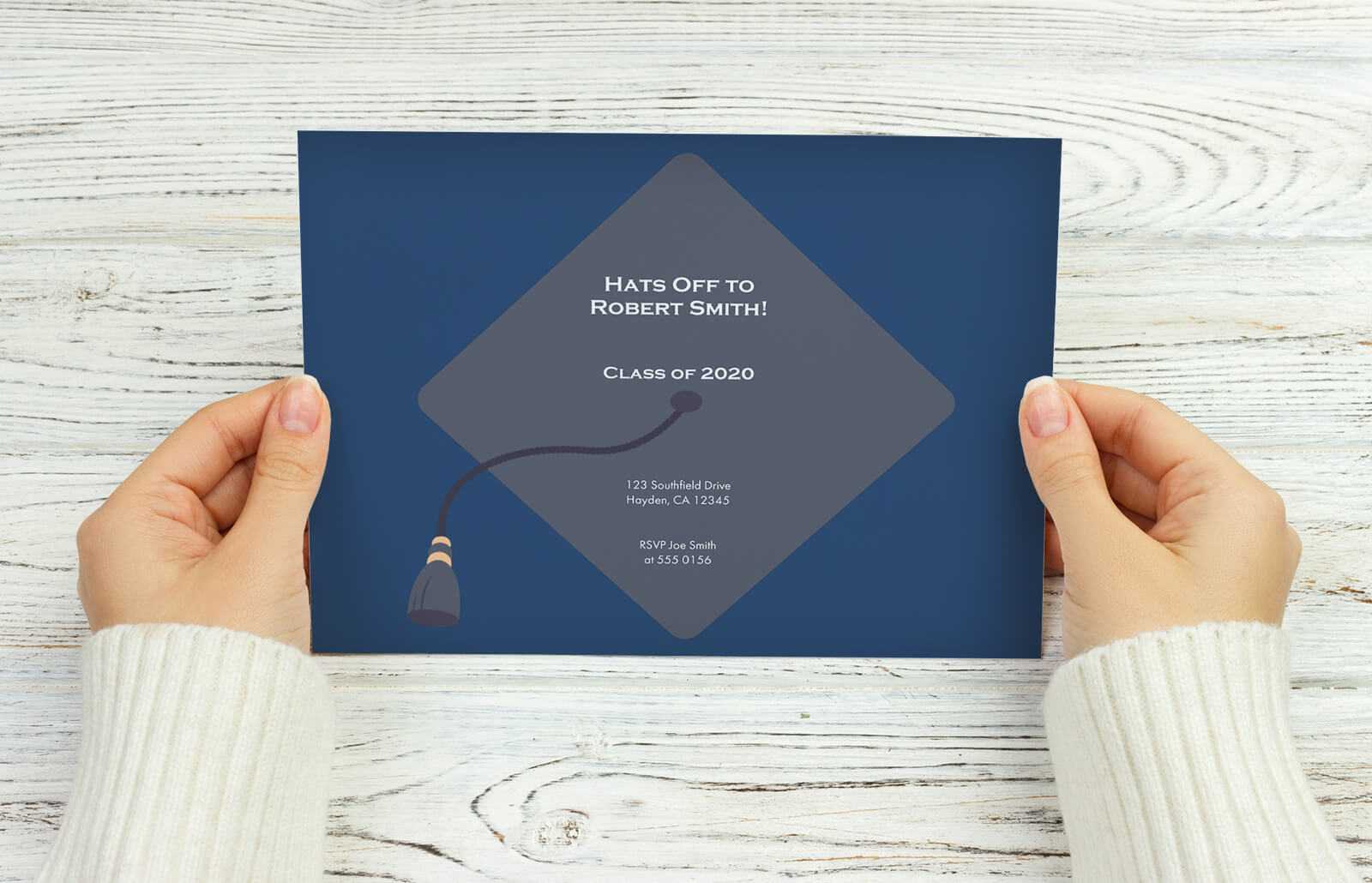 Free Graduation Invitation Templates For Word | Lovetoknow With Regard To Free Graduation Invitation Templates For Word