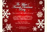 Free Holiday Party Invitation Clipart intended for Free Christmas Invitation Templates For Word