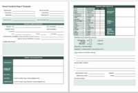 Free Incident Report Templates &amp; Forms | Smartsheet in Incident Report Template Uk