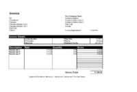 Free Invoice Templates For Word, Excel, Open Office for Microsoft Office Word Invoice Template