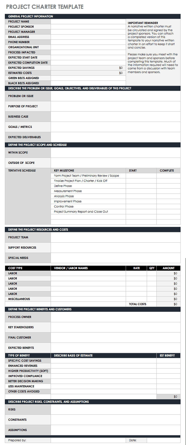 Free Lean Six Sigma Templates | Smartsheet In 8D Report Template