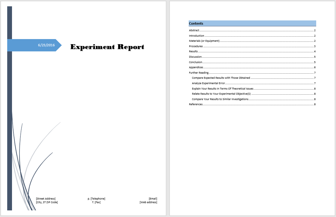 Free Microsoft Word Report Templates – Calep.midnightpig.co Intended For Report Template Word 2013