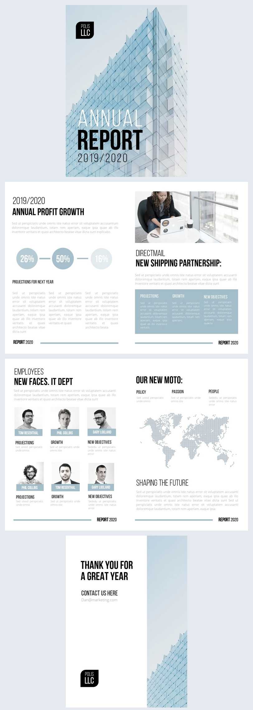 Free Modern Llc Annual Report Template – Flipsnack Inside Llc Annual Report Template