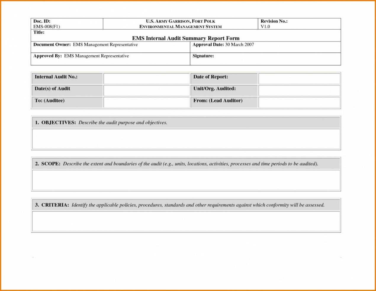 Free Non Conformance Report Template Kleobergdorfbibco Non With Regard To Non Conformance Report Form Template